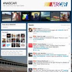 Le NASCAR dans la première publicité de Twitter