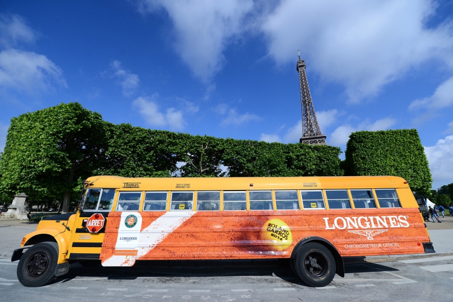 Longines bus Tennis Roland-Garros