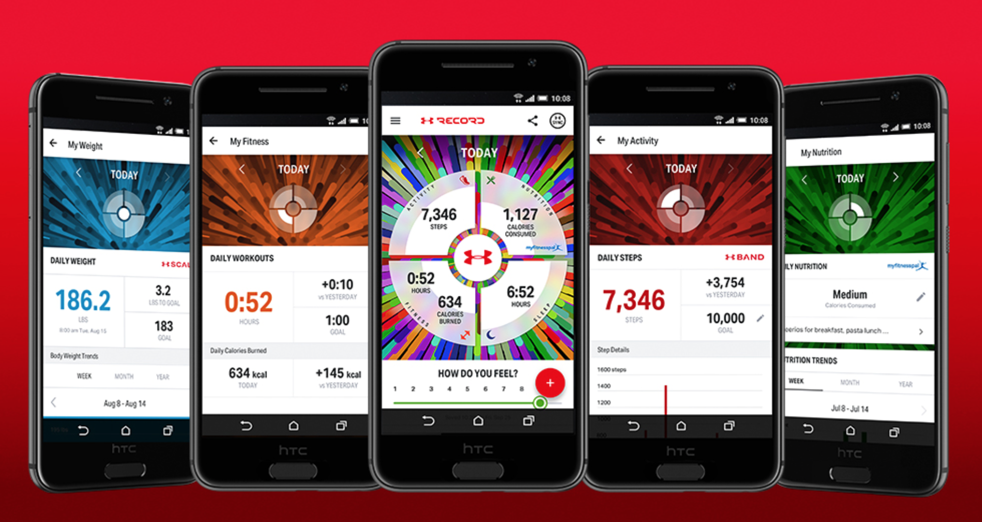 Under Armour Record - Application mobile
