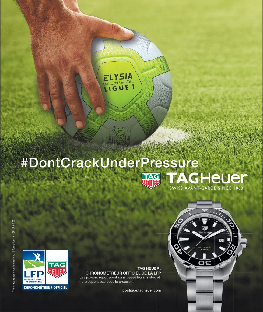 Print Tag Heuer Dont Crack Under Pressure L'Equipe