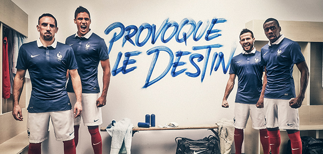 Le nouveau maillot domicile de l'équipe de France de football