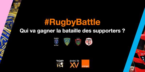 #RugbyBattle Orange Avec le XV