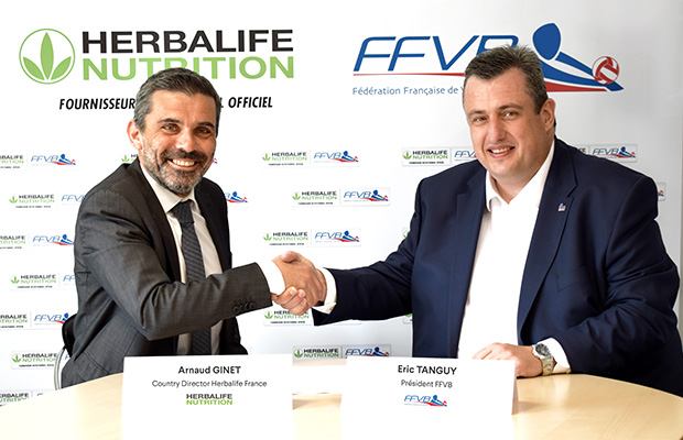 Herbalife signature partenariat FFVB