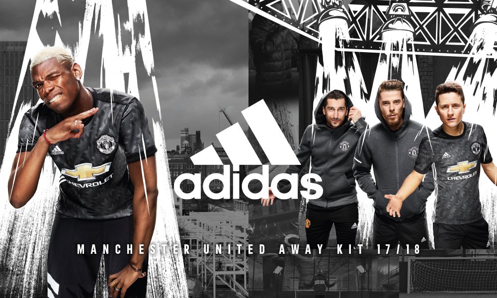 Maillot Extérieur Manchester United adidas football 2017-2018