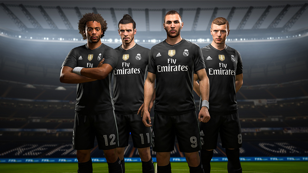 maillot real madrid noir et or