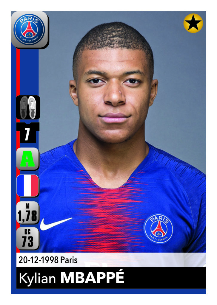 Kyllian Mbappe Panini L1