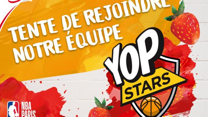 YOP yaourt officiel du NBA Paris Game 2020