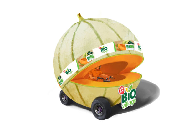 11 véhicules pour la caravane E.Leclerc sur ce Tour de France 2020... dont 1 melon et 1 fraise ! 