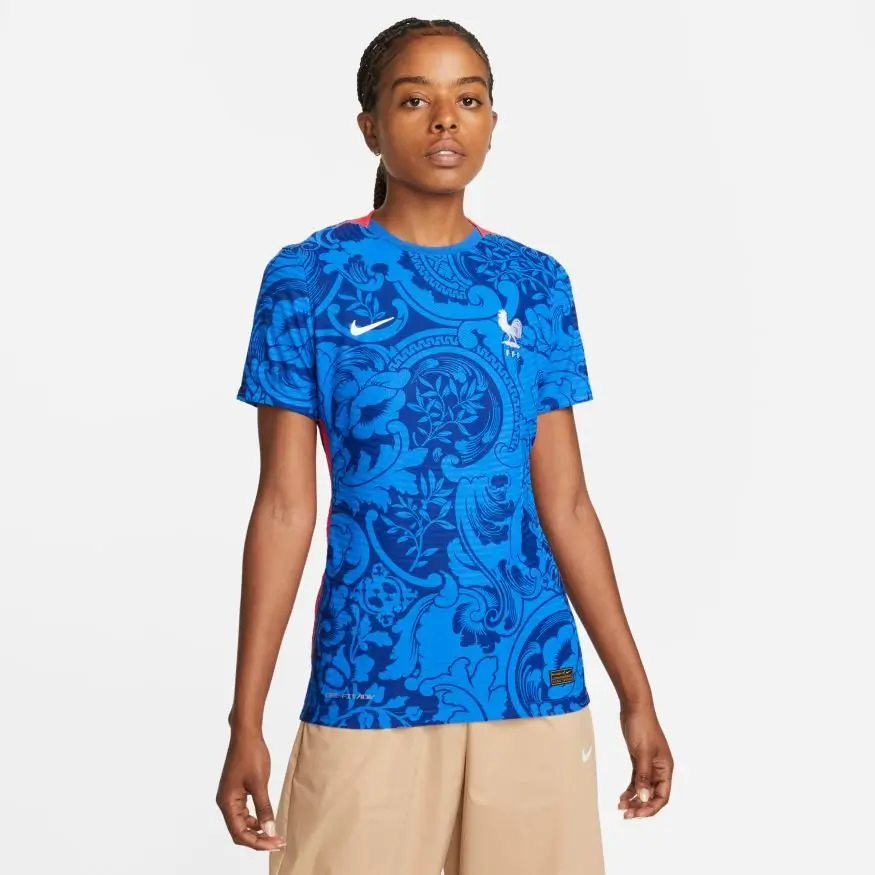 Maillot D'entraînement Equipe De France Féminine 2021/22, Taille L, Bleu, Porté, Numéro 25