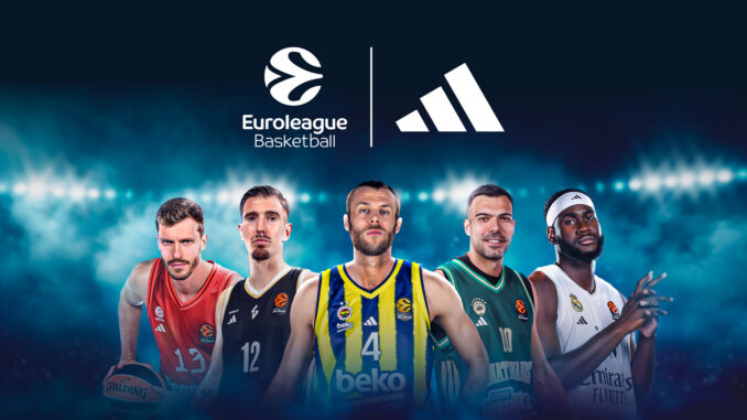 adidas prolonge son partenariat avec l’EuroLeague Basketball jusqu’en 2029