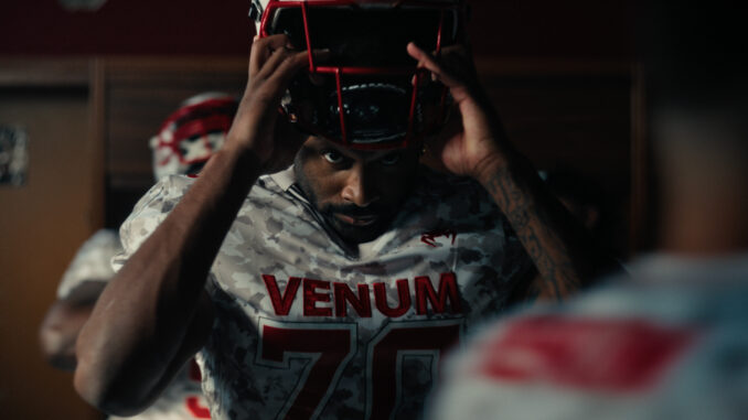 visuel officiel de la campagne VENUM x SQUAD STUDIOS “Unstoppable Journey”