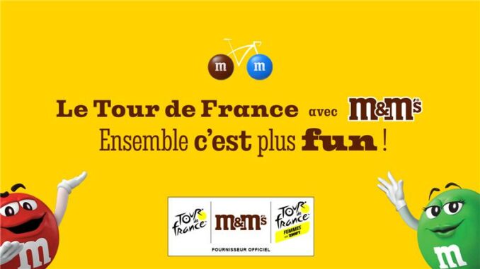 M&M’S devient fournisseur officiel du Tour de France – Mars Wrigley France