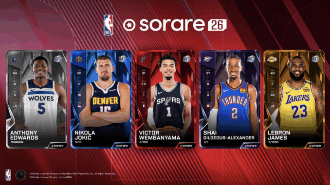 Sorare prolonge son partenariat avec la NBA et la NBPA pour la saison 2025