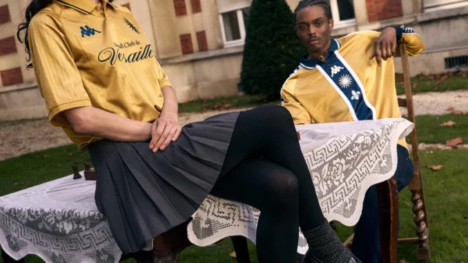 maillots FC Versailles Kappa édition or 2025-26