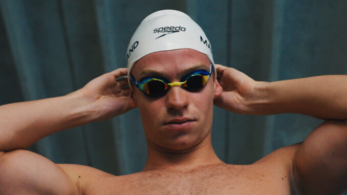 Léon Marchand, quadruple champion olympique, est le nouvel ambassadeur de la marque Speedo.