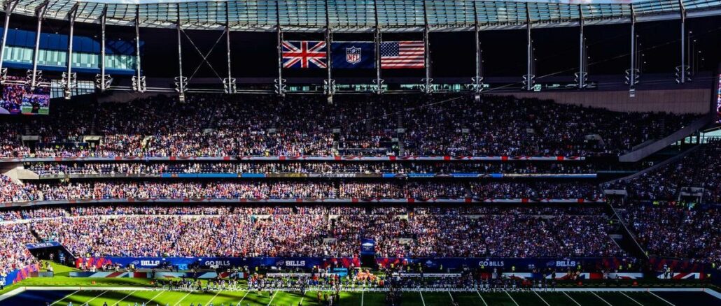 Match NFL à l’étranger dans un stade complet