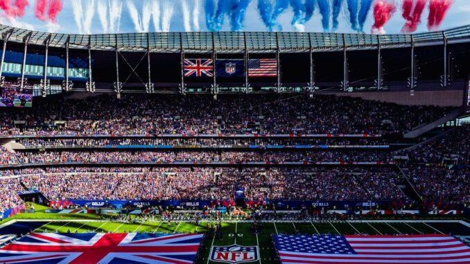 Match NFL à l’étranger dans un stade complet