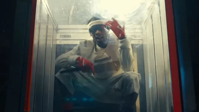 Travis Scott dans la campagne "From Anywhere" de Nike Basketball pour Caitlin Clark 