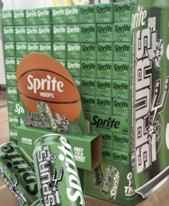 cannettes Sprite x San Antonio Spurs