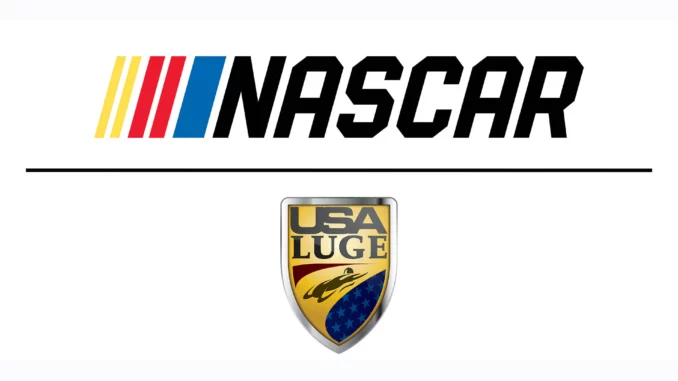 Partenariat NASCAR USA Luge Jeux Olympiques Milano-Cortina 2026 sponsoring alternatif