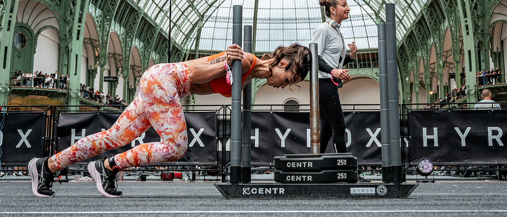 TrainSweatEat partenaire titre de HYROX Nice, compétition de fitness indoor