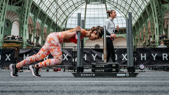 TrainSweatEat partenaire titre de HYROX Nice, compétition de fitness indoor