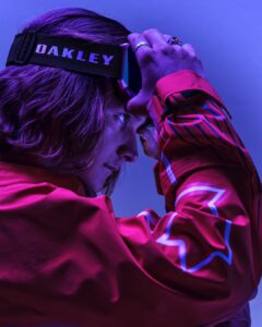 Cameron Spalding, athlète canadien avec la nouvelle tenue Oakley