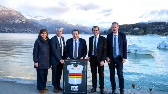 CB partenaire officiel Championnats du Monde de cyclisme UCI 2027 Haute-Savoie Mont-Blanc