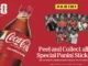 Bouteille Coca-Cola avec stickers Panini pour la Coupe du Monde 2026