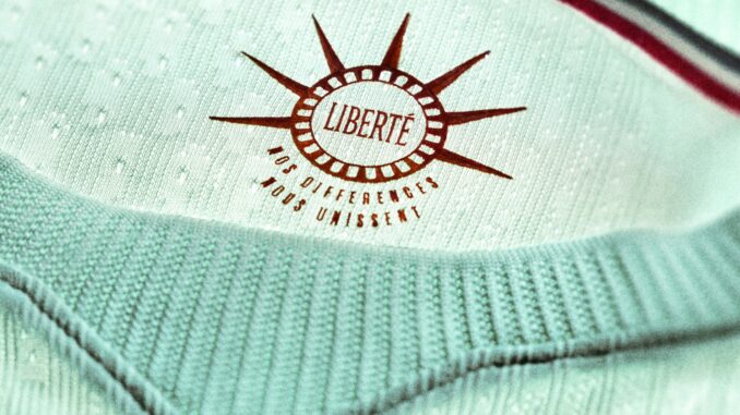 Maillot extérieur France 2026 vert Statue de la Liberté Nike