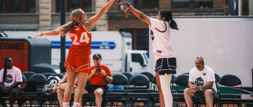 Activation WNBA lors d’un événement pop-up territorial organisé avant la saison 2026