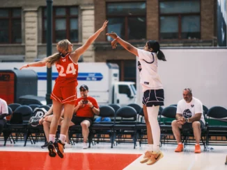 Activation WNBA lors d’un événement pop-up territorial organisé avant la saison 2026