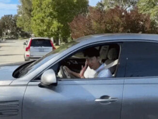 Son Heung-min au volant d’une voiture Hyundai dans la campagne Coupe du Monde 2026