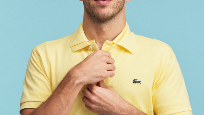 le pilote français de formule 1, Pierre Gasly, nouvel ambassadeur de la marque Lacoste