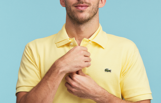 le pilote français de formule 1, Pierre Gasly, nouvel ambassadeur de la marque Lacoste