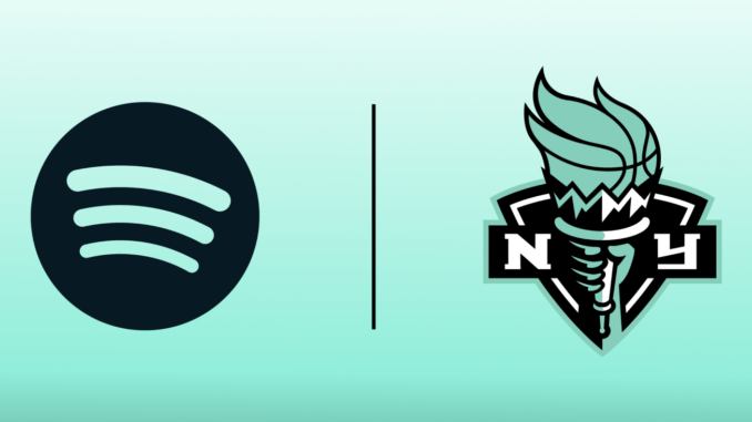 Spotify, nouveau partenaire de la franchise WNBA des New York Liberty