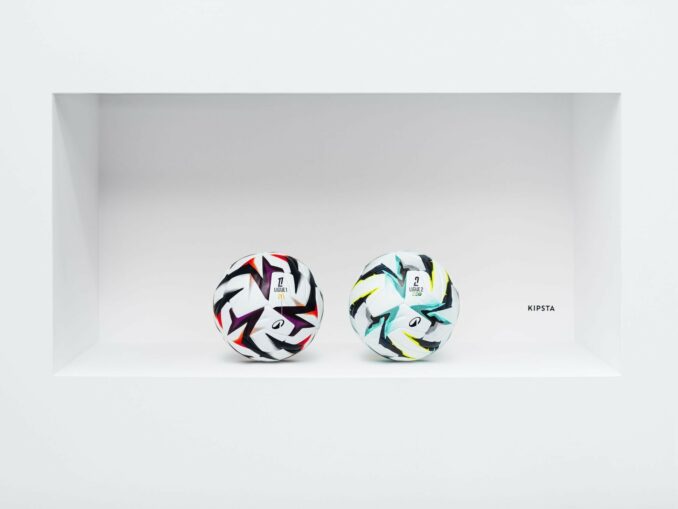 Ballons officiels KIPSTA Ligue 1 McDonald's et Ligue 2 BKT saison 2026-2027 conçus par Decathlon à Tourcoing
