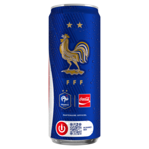 cannette exclusive Coca-Cola - équipe de France