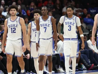 Cinq joueurs de Duke Blue Devils alignés, équipe au cœur du nouveau deal Amazon Prime Video annoncé en mai 2026