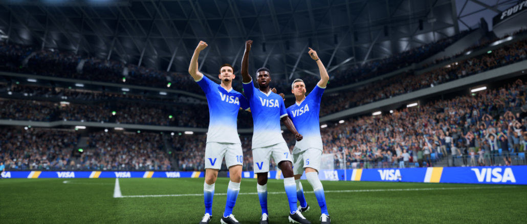 EA Sports et Visa réunis pour annoncer le partenariat mondial pluriannuel sur EA Sports FC et EA Sports College Football.