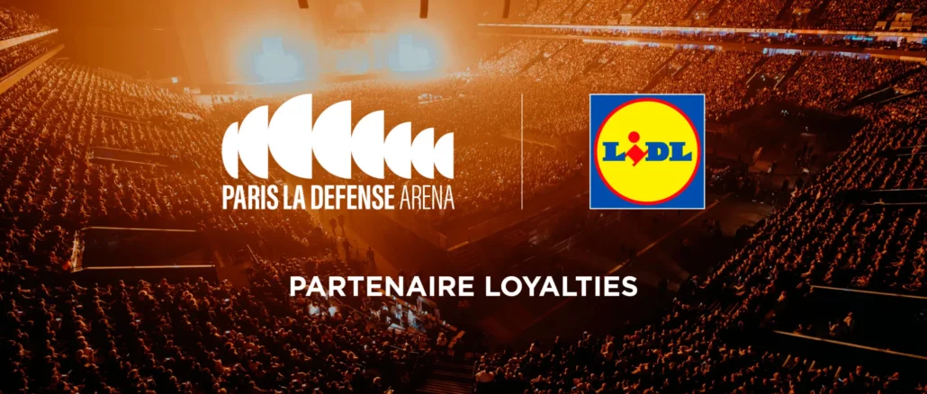 Partenariat entre Lidl et La Défense Paris Arena