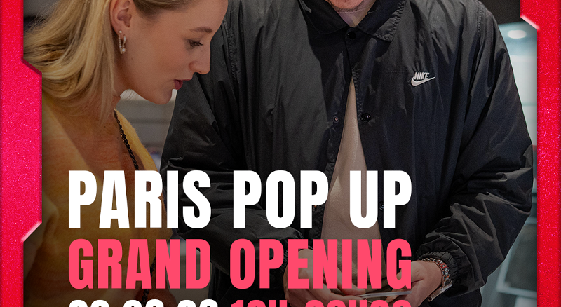 Affiche Paris Pop Up Grand Opening Fanatics Collectibles 20 juin 2026 Westfield Forum des Halles