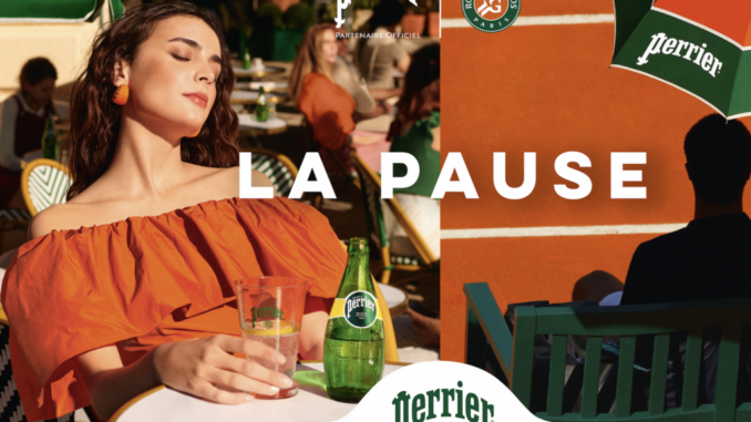 print partenariat Perrier Roland-Garros - La Pause