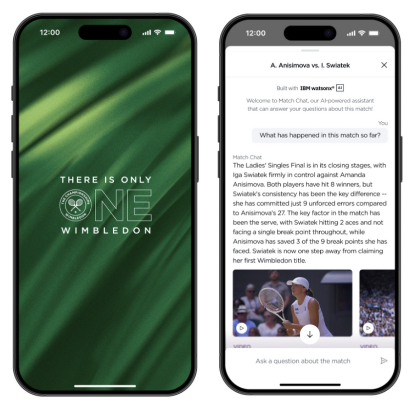 Match Chat, l'assistant IA conversationnel de Wimbledon 2026