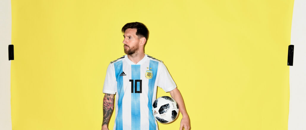 Coupe du Monde 2026 : pourquoi les portraits officiels ont changé – Lionel Messi photographié par Michael Regan pour Getty Images
