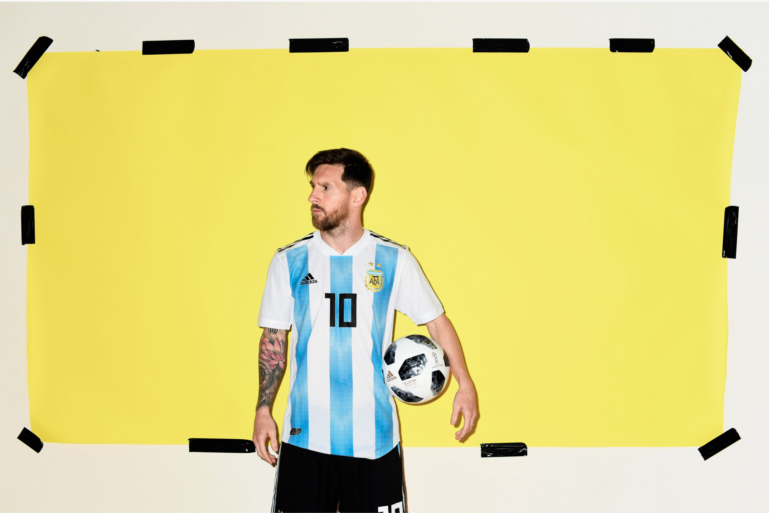 Coupe du Monde 2026 : pourquoi les portraits officiels ont changé – Lionel Messi photographié par Michael Regan pour Getty Images