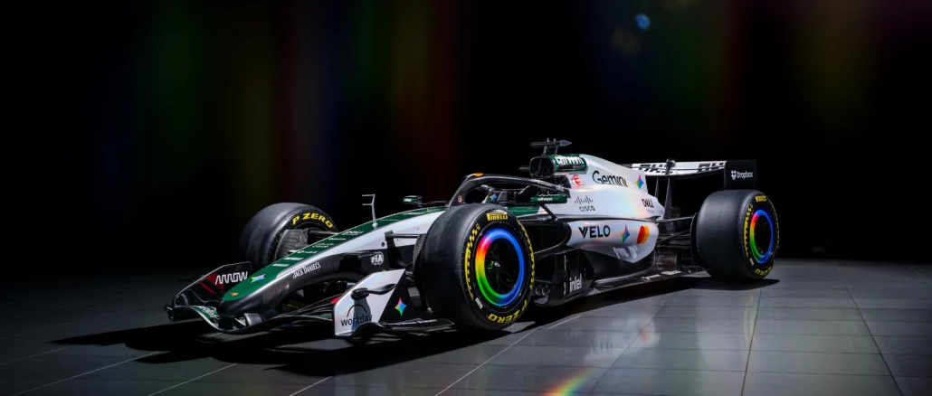 McLaren MCL40 en livrée blanche Google Gemini au Grand Prix de Grande-Bretagne 2026