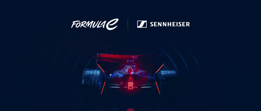 Logos Formula E et Sennheiser, annonce du partenariat audio officiel 2026