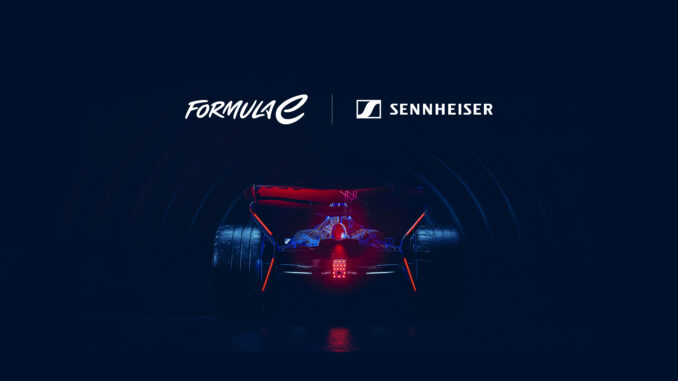 Logos Formula E et Sennheiser, annonce du partenariat audio officiel 2026