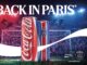 Visuel de campagne Coca-Cola PSG « Back in Paris » avec la canette collector aux couleurs du Paris Saint-Germain